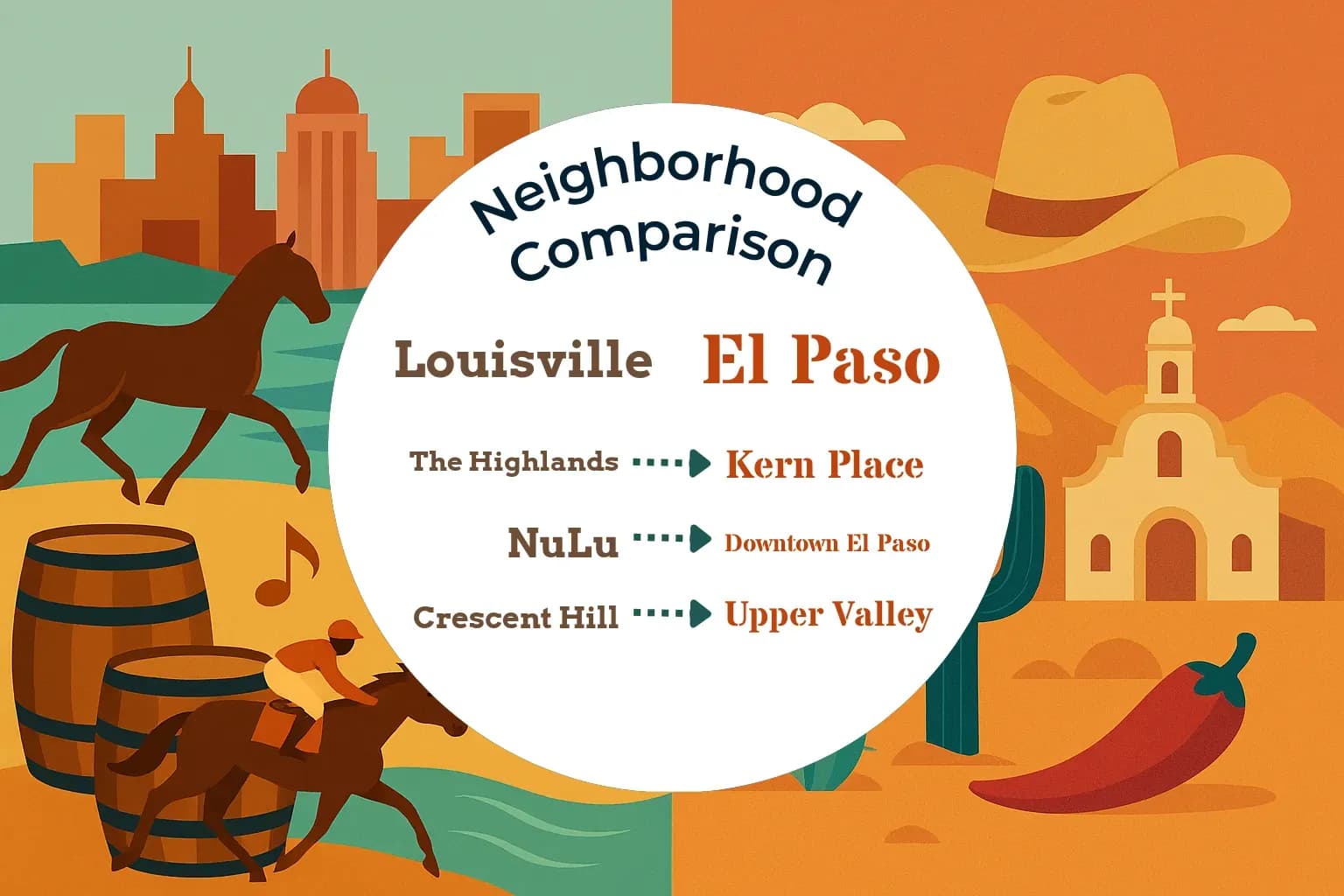 Louisville vs El Paso Neighborhood Comparison