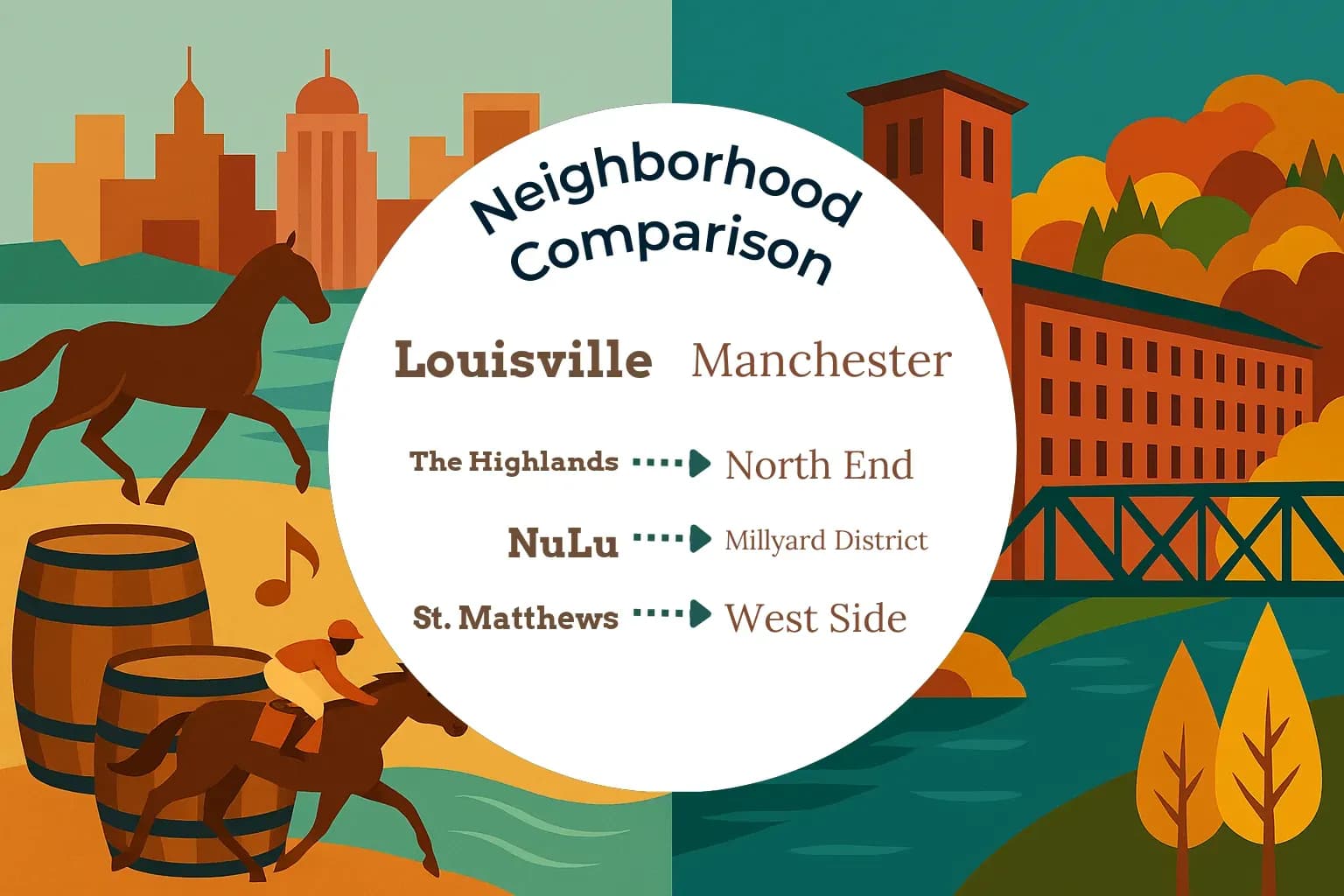 Louisville vs Manchester Neighborhood Comparison