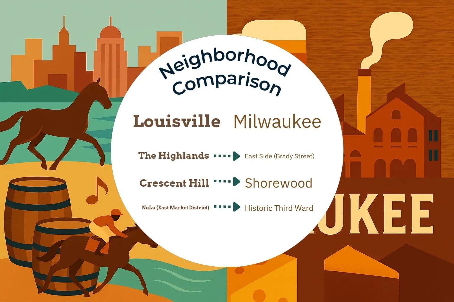 Louisville vs Milwaukee Neighborhood Comparison
