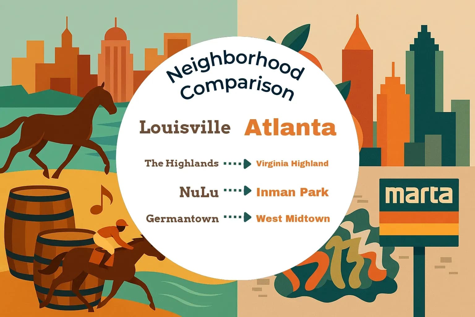 Louisville vs Atlanta Neighborhood Comparison