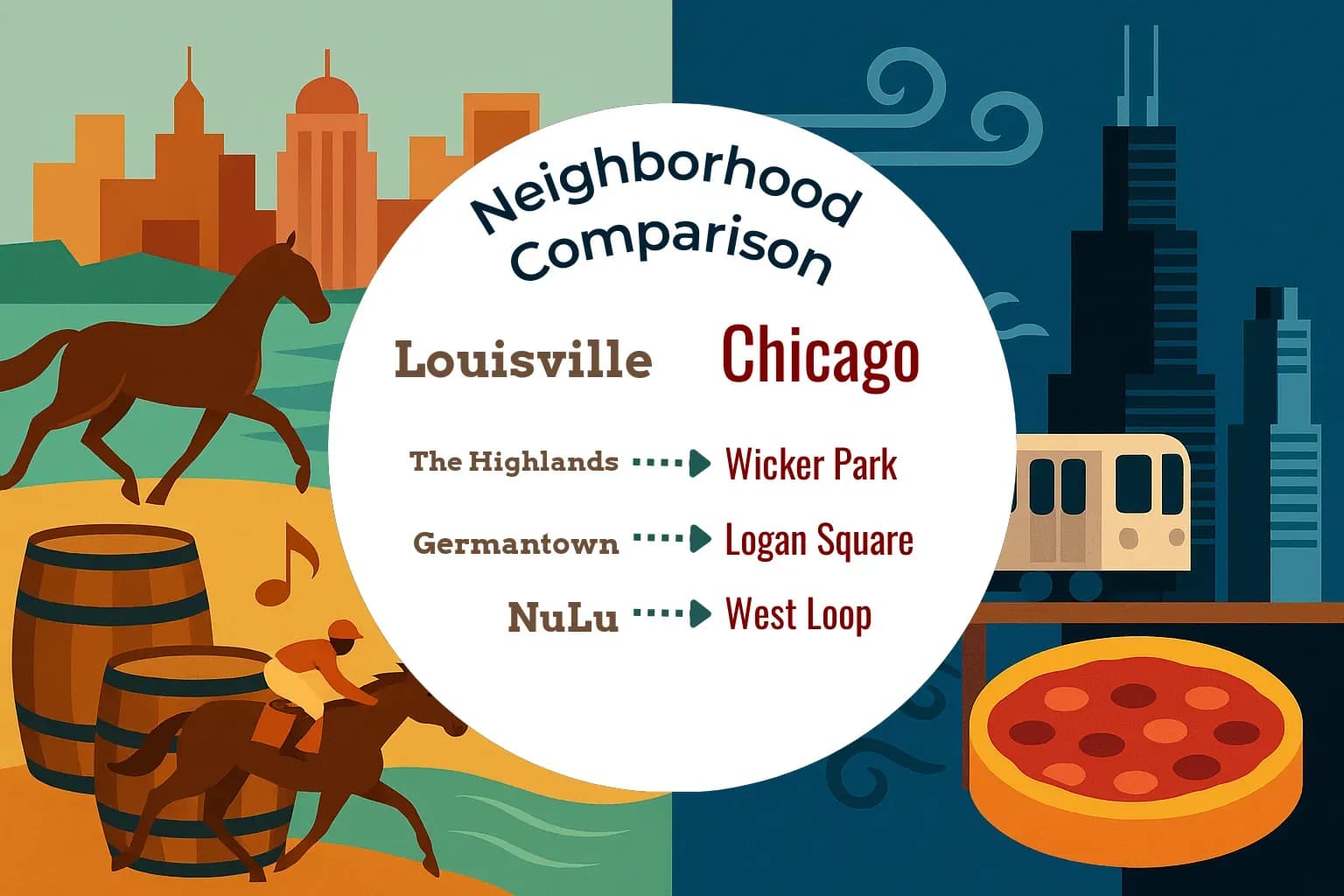 Louisville vs Chicago Neighborhood Comparison