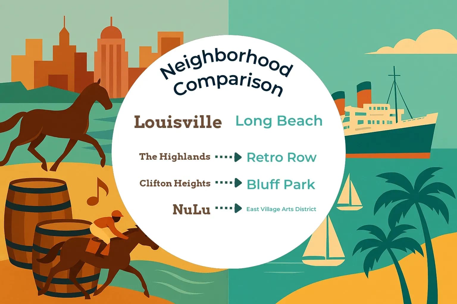 Louisville vs Long Beach Neighborhood Comparison
