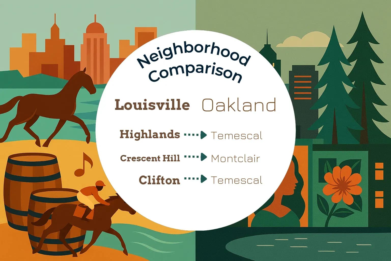 Louisville vs Oakland Neighborhood Comparison