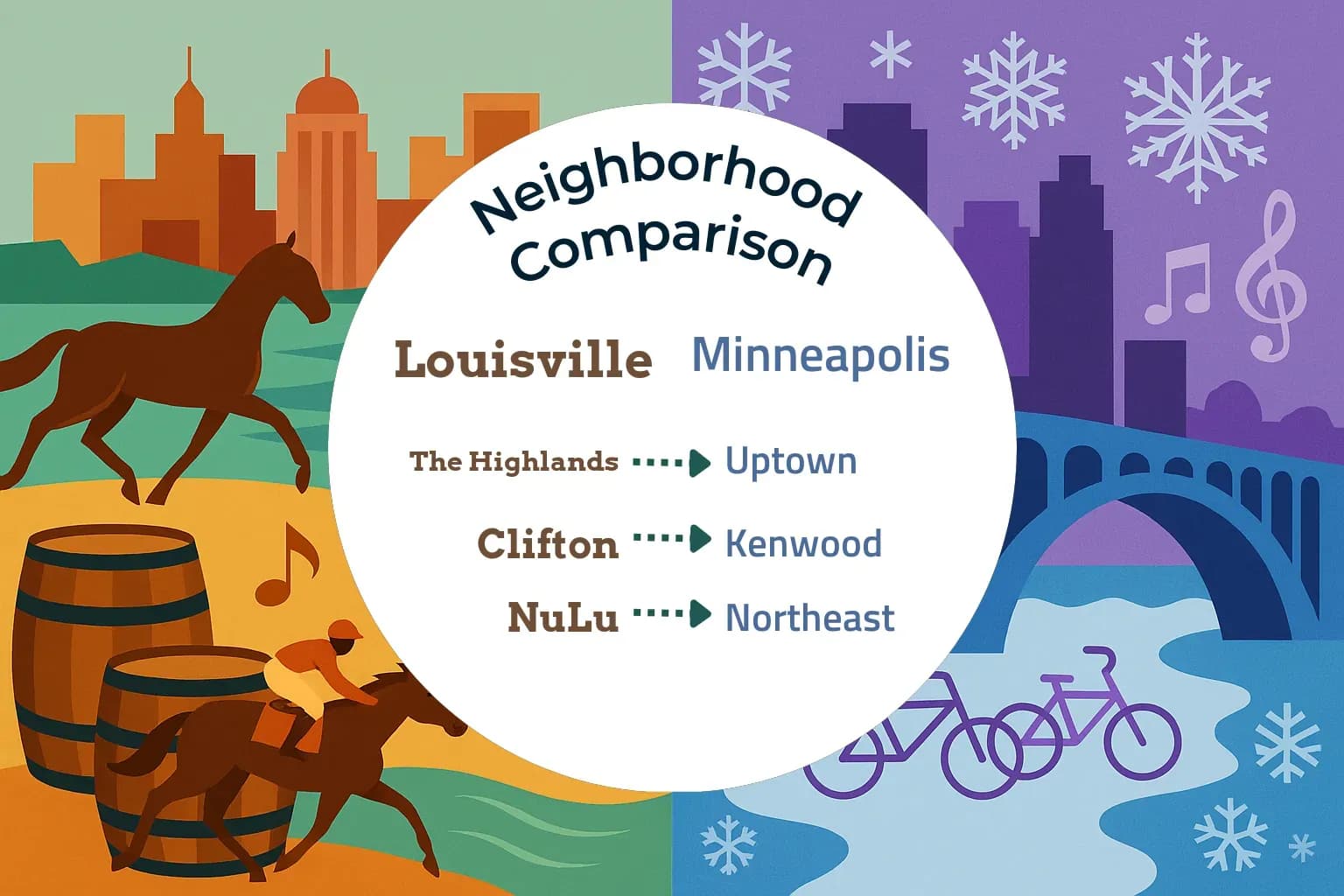 Louisville vs Minneapolis Neighborhood Comparison