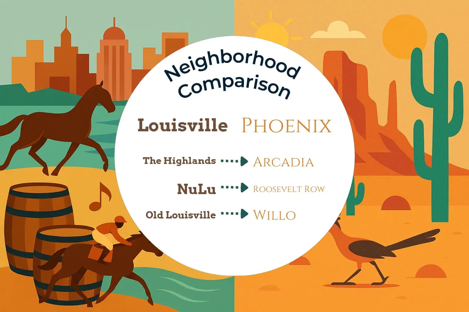 Louisville vs Phoenix Neighborhood Comparison