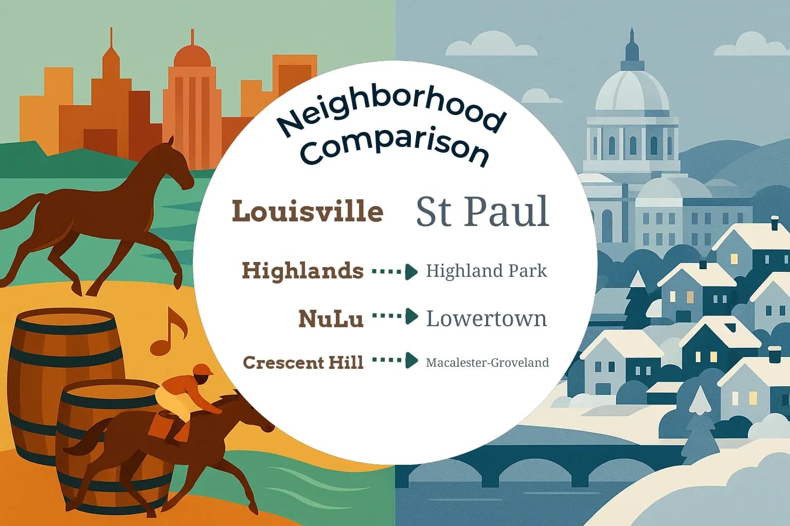 Louisville vs St. Paul Neighborhood Comparison