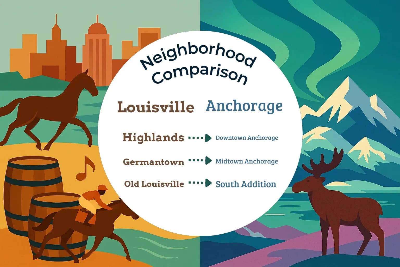 Louisville vs Anchorage Neighborhood Comparison