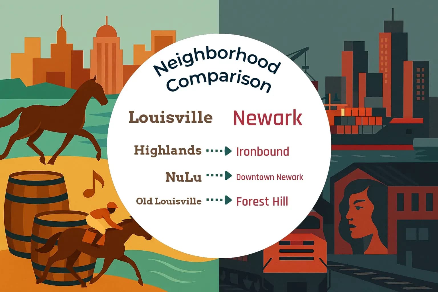 Louisville vs Newark Neighborhood Comparison