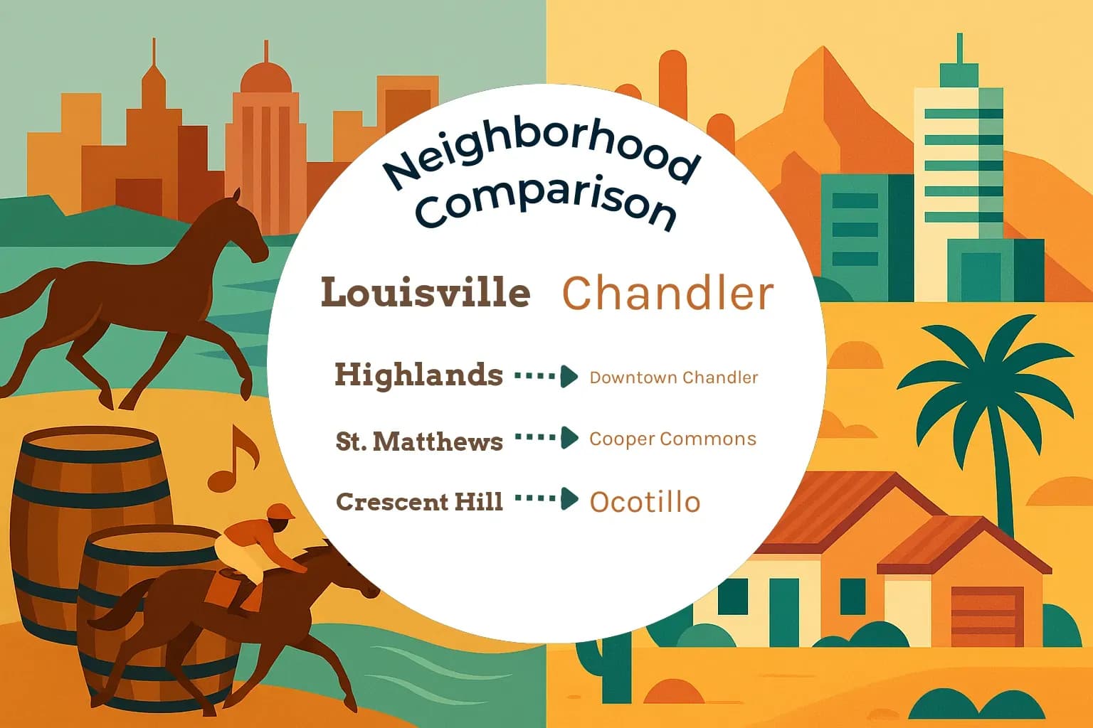 Louisville vs Chandler Neighborhood Comparison
