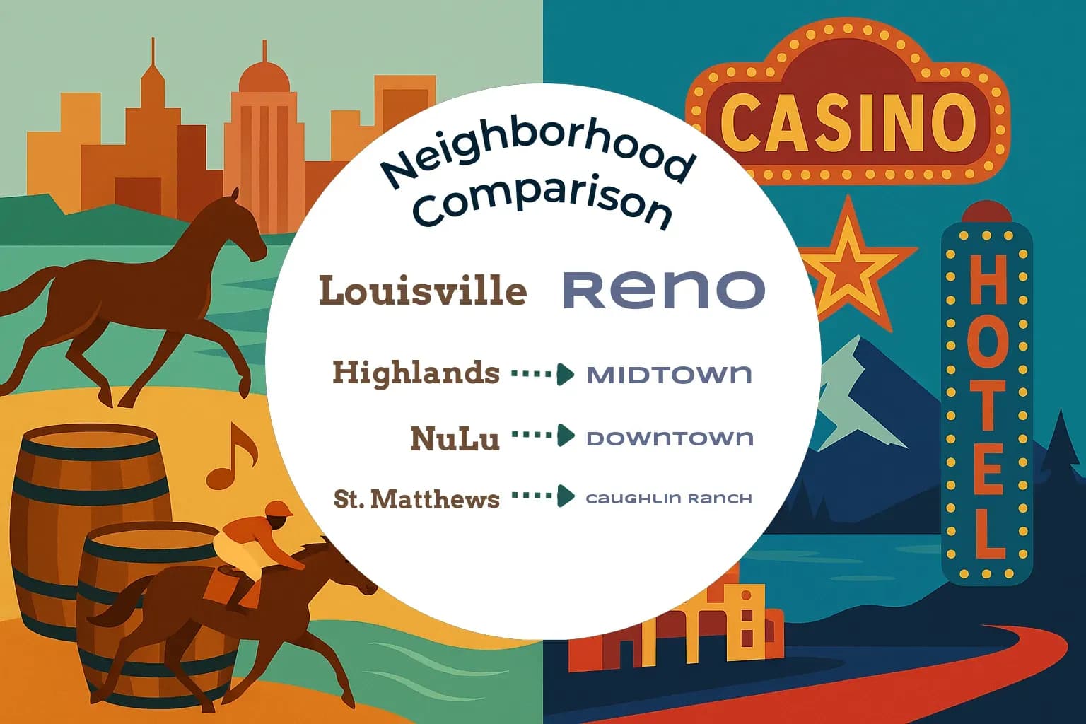 Louisville vs Reno Neighborhood Comparison