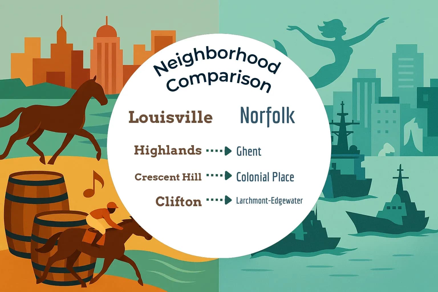 Louisville vs Norfolk Neighborhood Comparison
