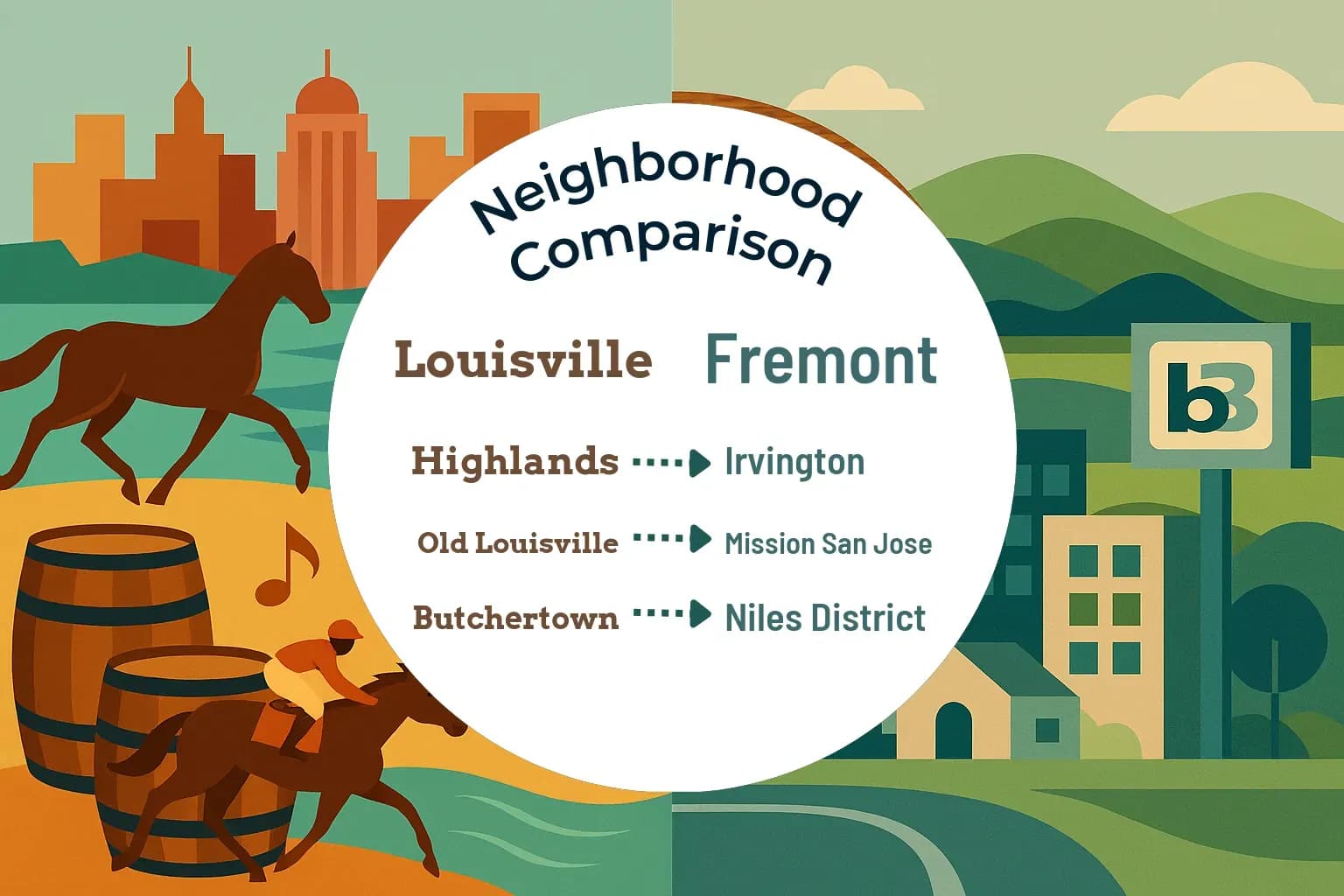 Louisville vs Fremont Neighborhood Comparison