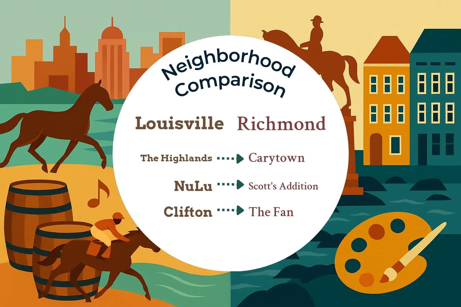 Louisville vs Richmond Neighborhood Comparison