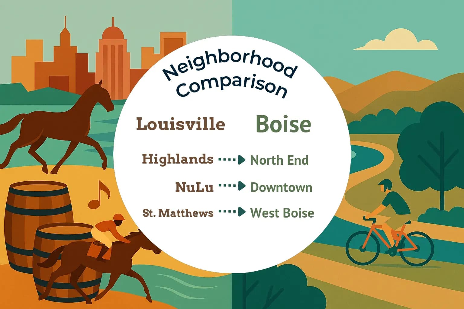 Louisville vs Boise Neighborhood Comparison