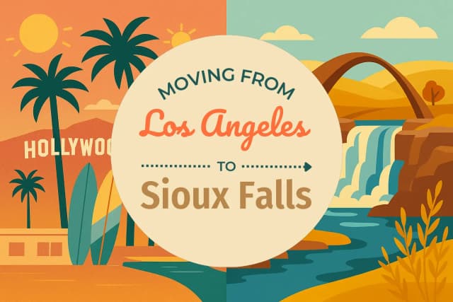 Moving from Los Angeles to Sioux Falls