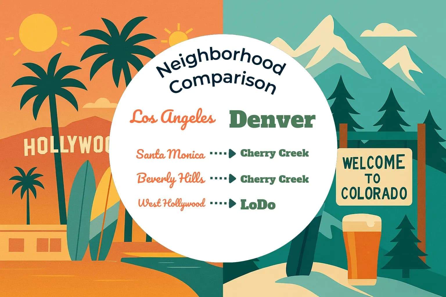 Los Angeles vs Denver Neighborhood Comparison
