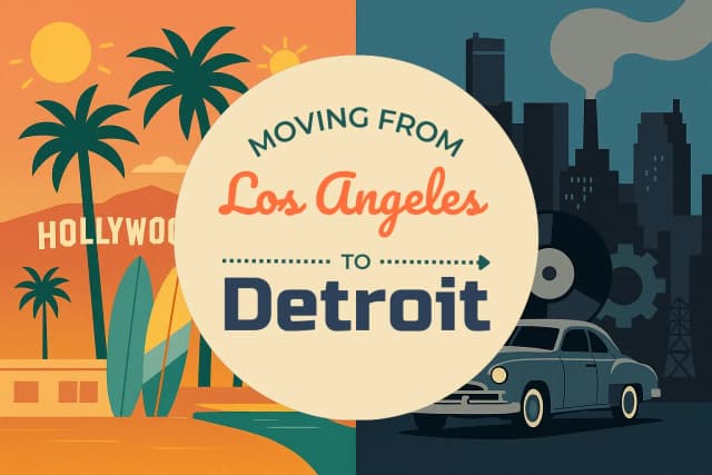 Moving from Los Angeles to Detroit