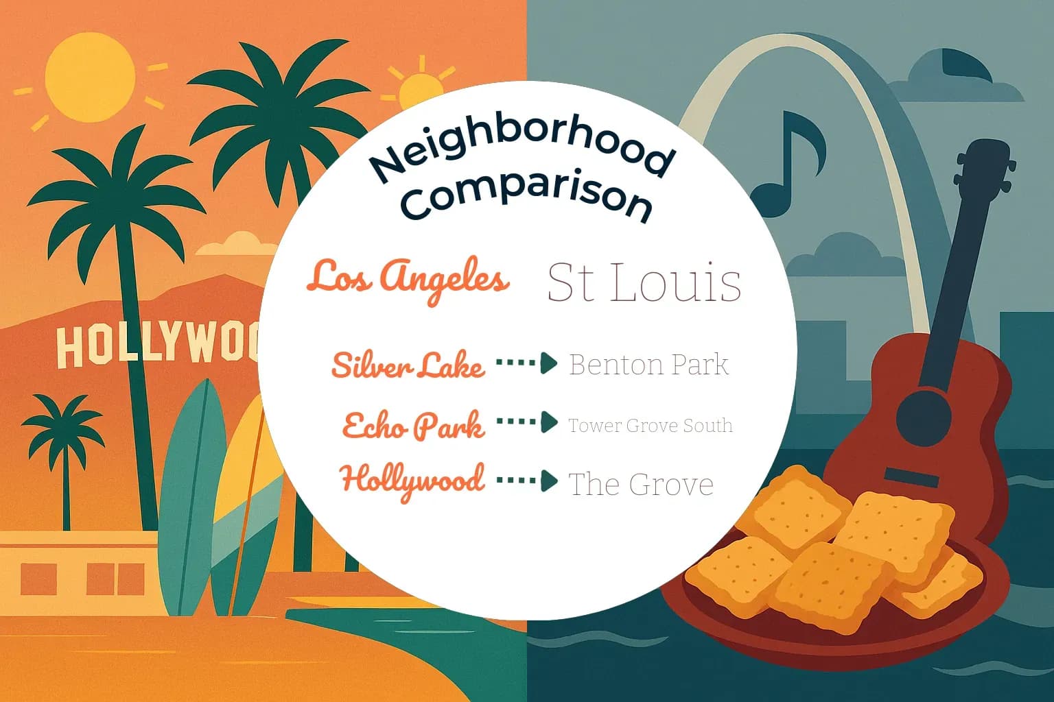 Los Angeles vs St. Louis Neighborhood Comparison