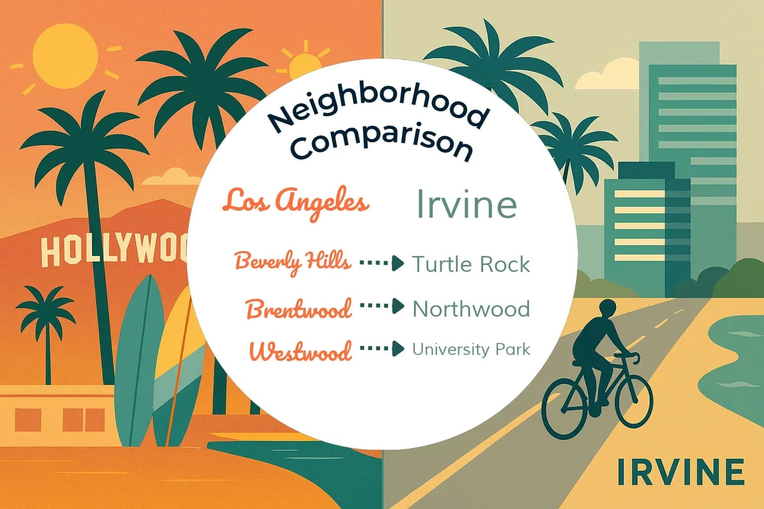 Los Angeles vs Irvine Neighborhood Comparison
