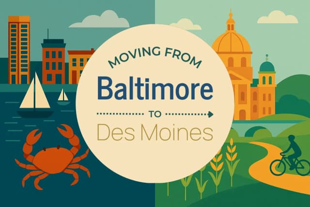 Moving from Baltimore to Des Moines