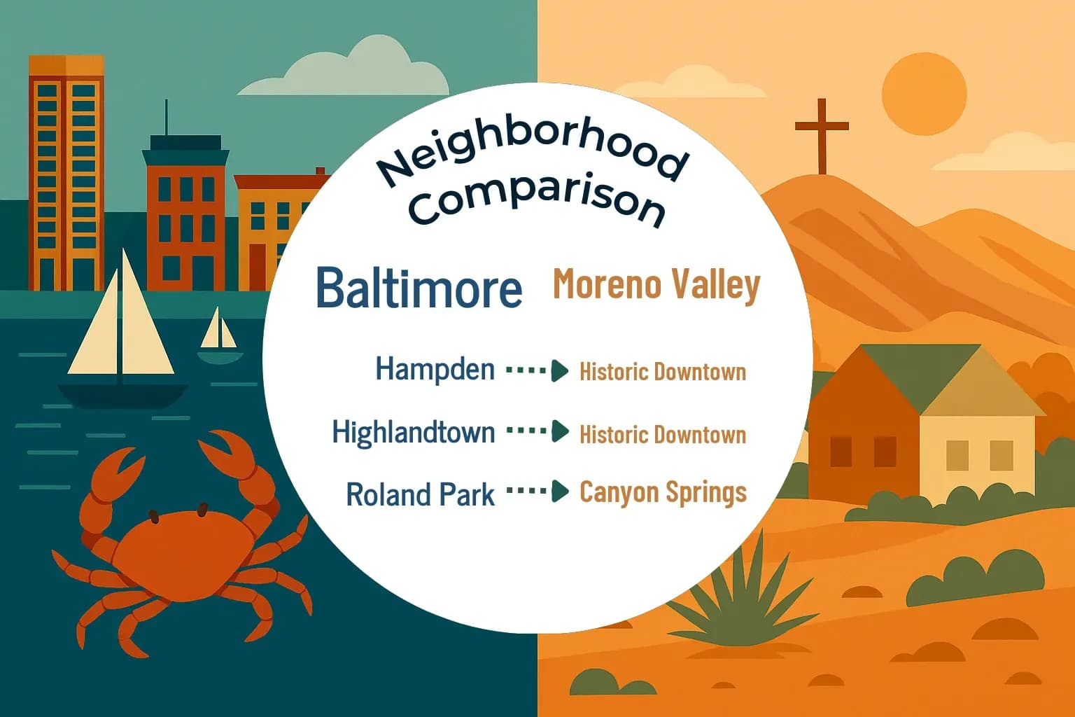 Baltimore vs Moreno Valley Neighborhood Comparison