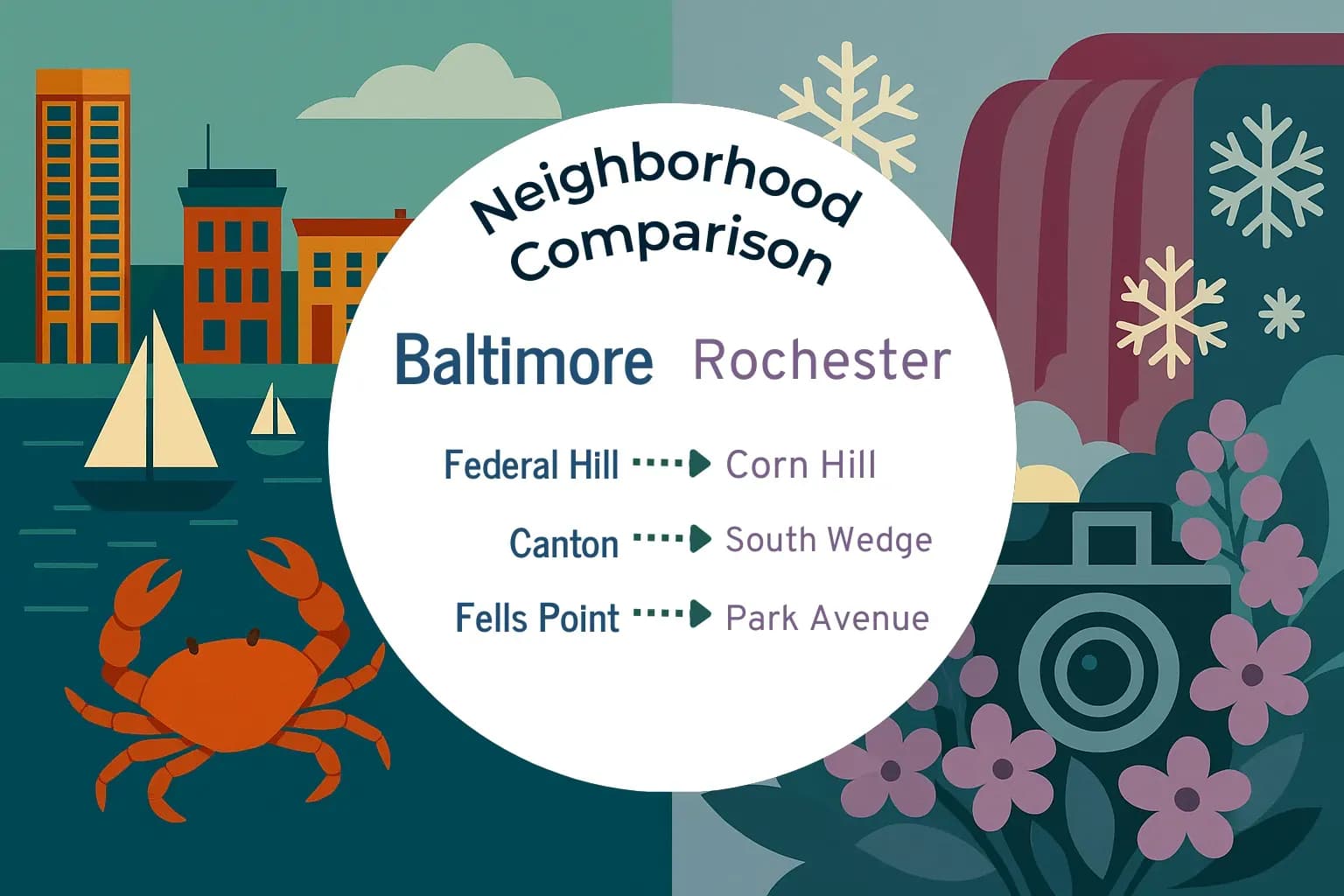 Baltimore vs Rochester Neighborhood Comparison