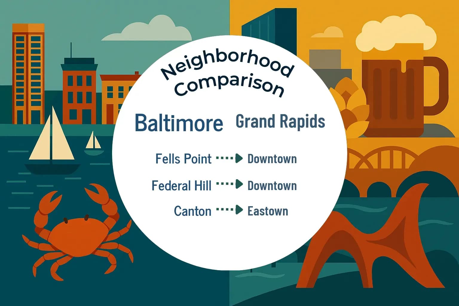 Baltimore vs Grand Rapids Neighborhood Comparison