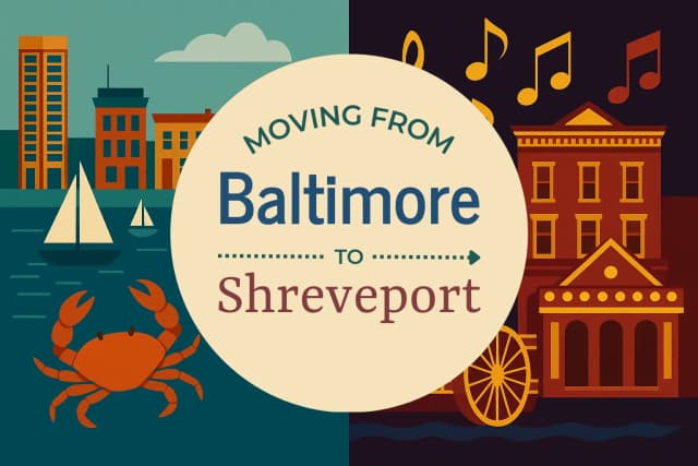 Moving from Baltimore to Shreveport