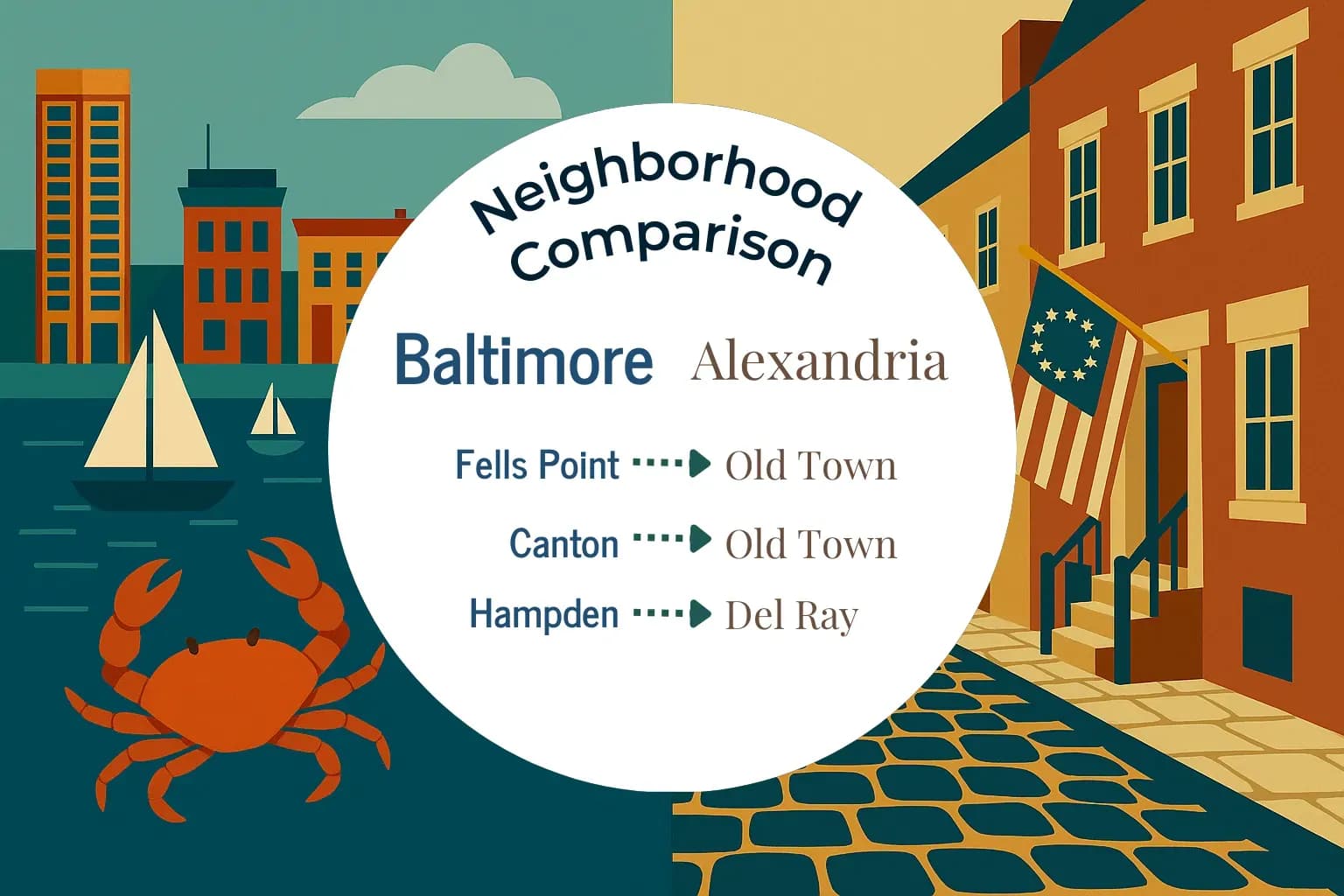 Baltimore vs Alexandria Neighborhood Comparison