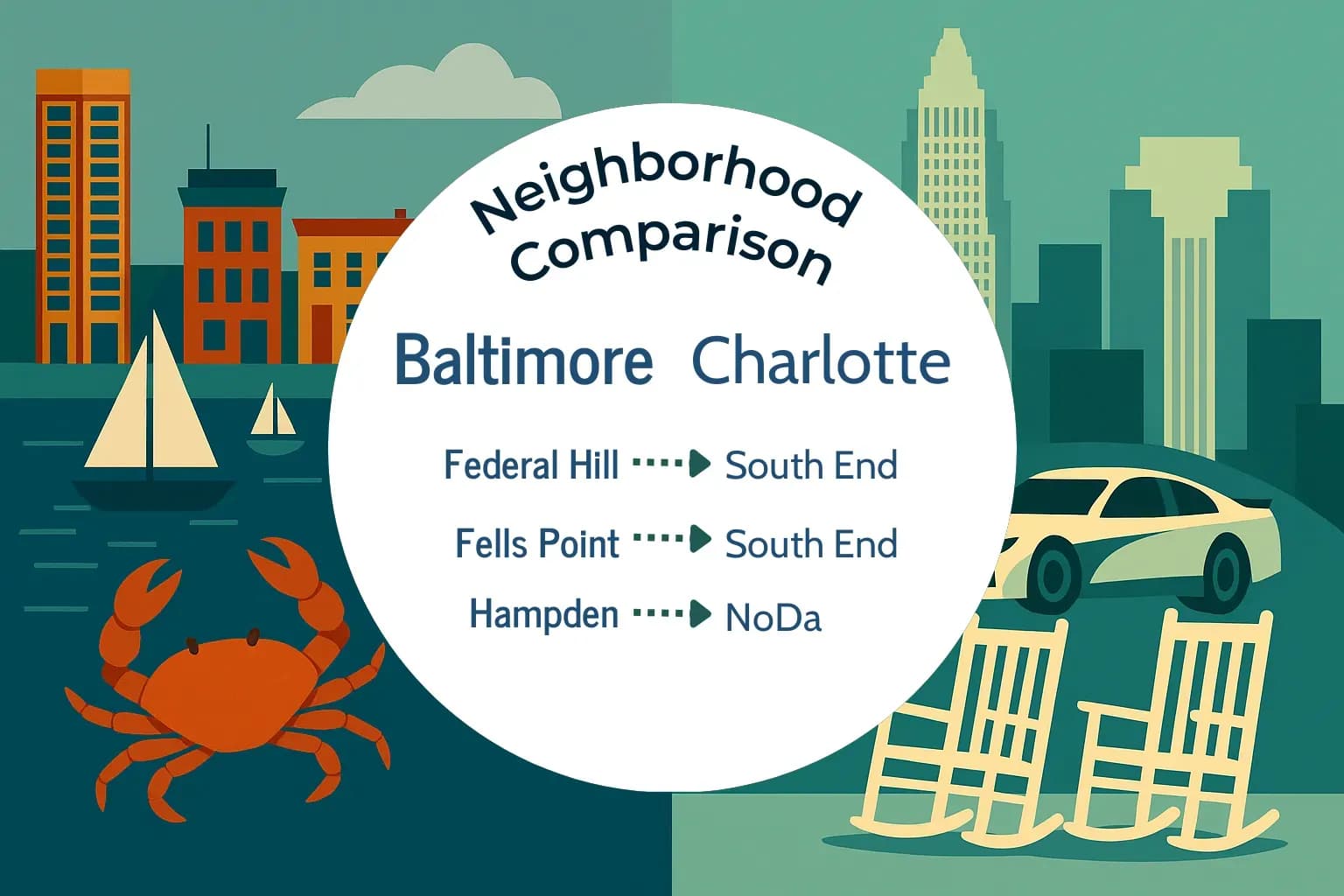 Baltimore vs Charlotte Neighborhood Comparison