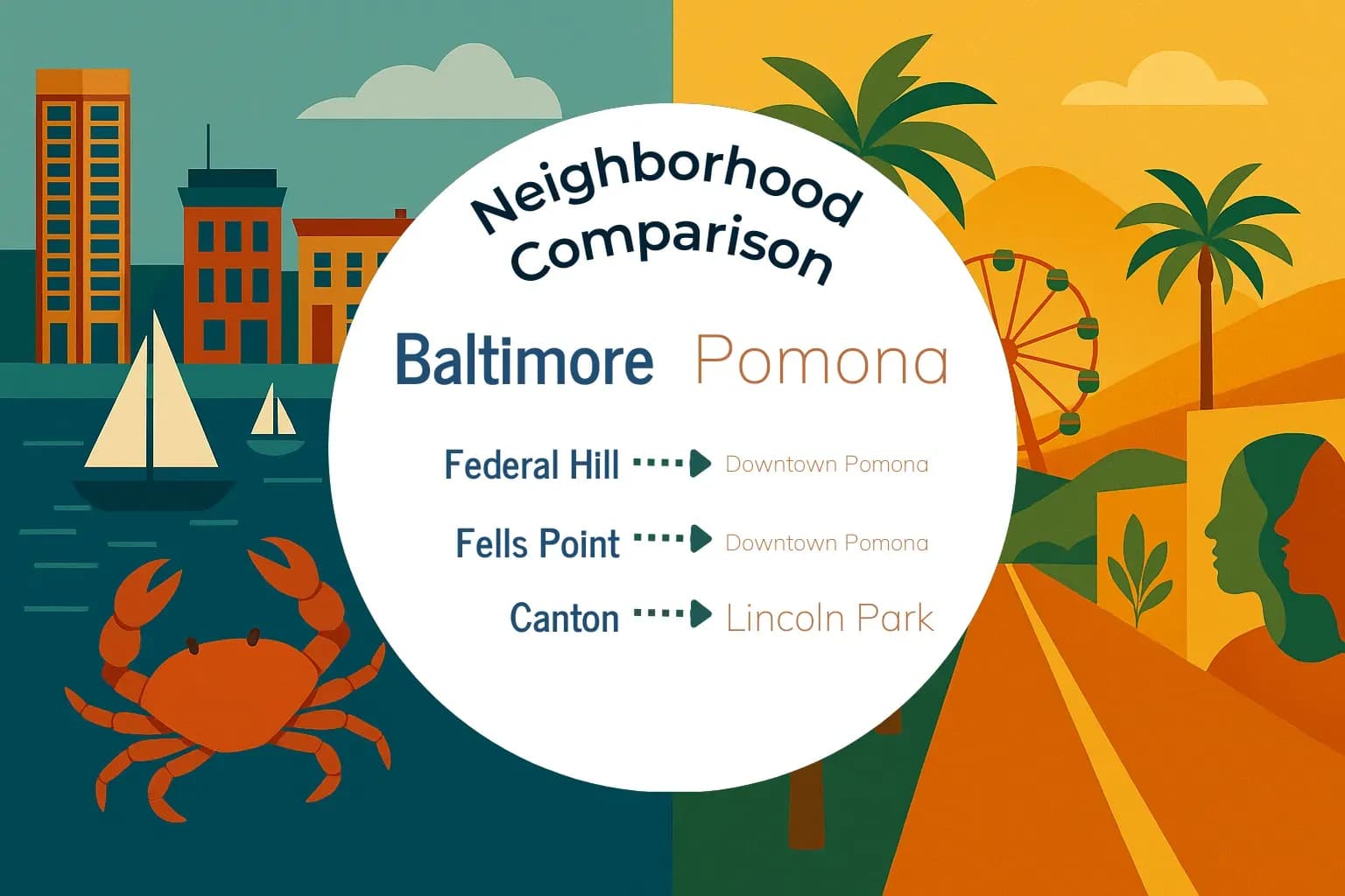 Baltimore vs Pomona Neighborhood Comparison