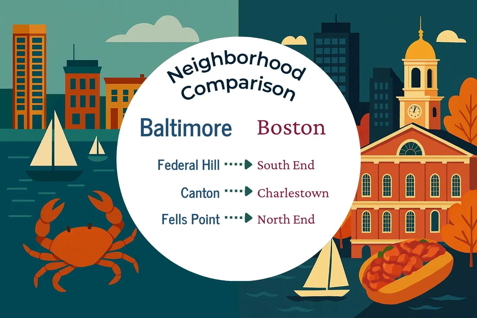 Baltimore vs Boston Neighborhood Comparison