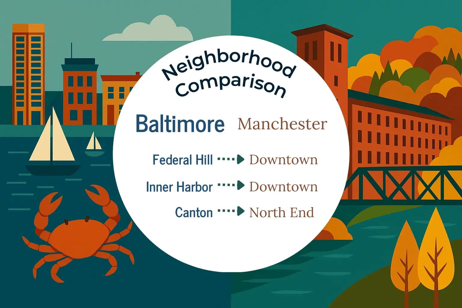 Baltimore vs Manchester Neighborhood Comparison