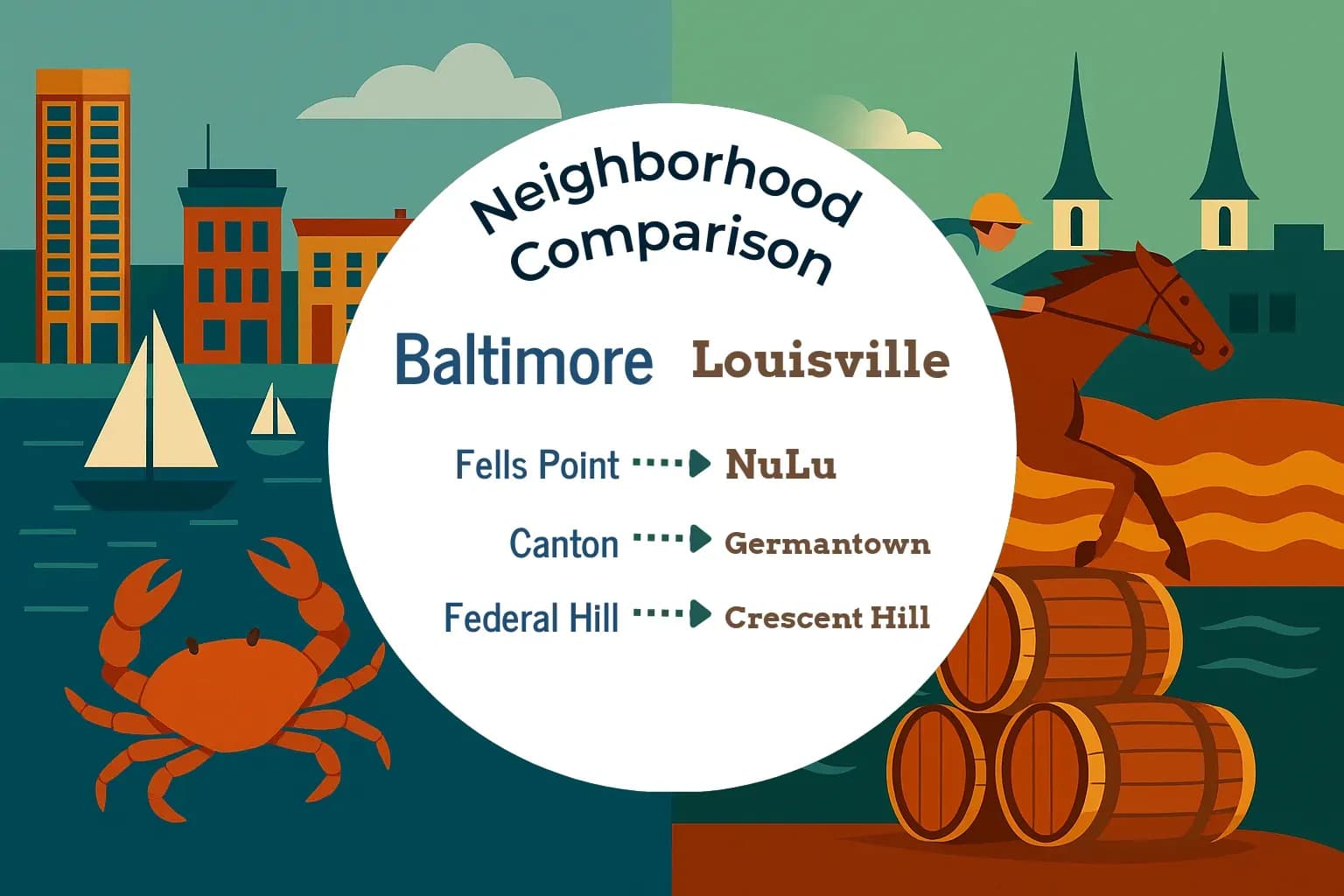 Baltimore vs Louisville Neighborhood Comparison