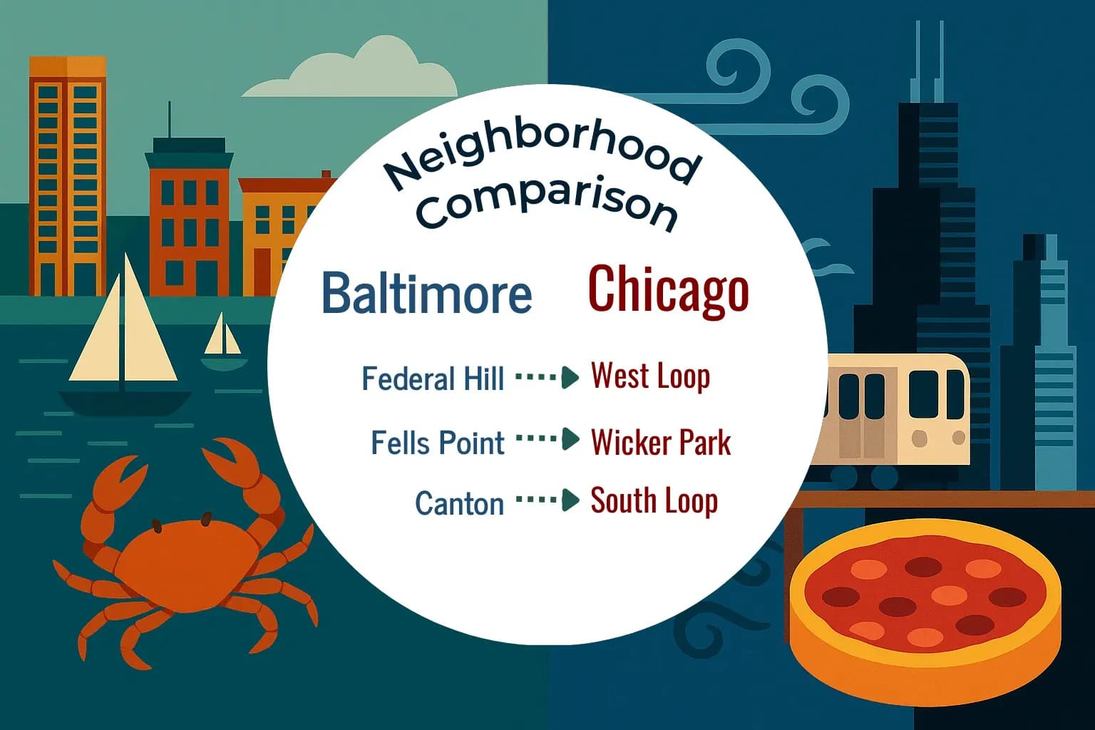 Baltimore vs Chicago Neighborhood Comparison