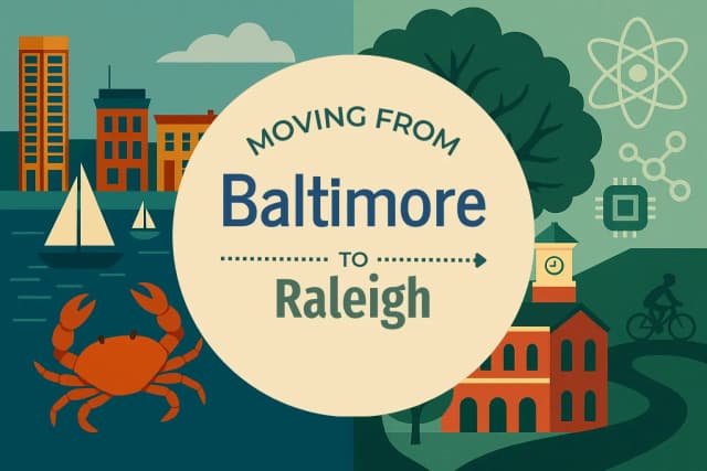 Moving from Baltimore to Raleigh