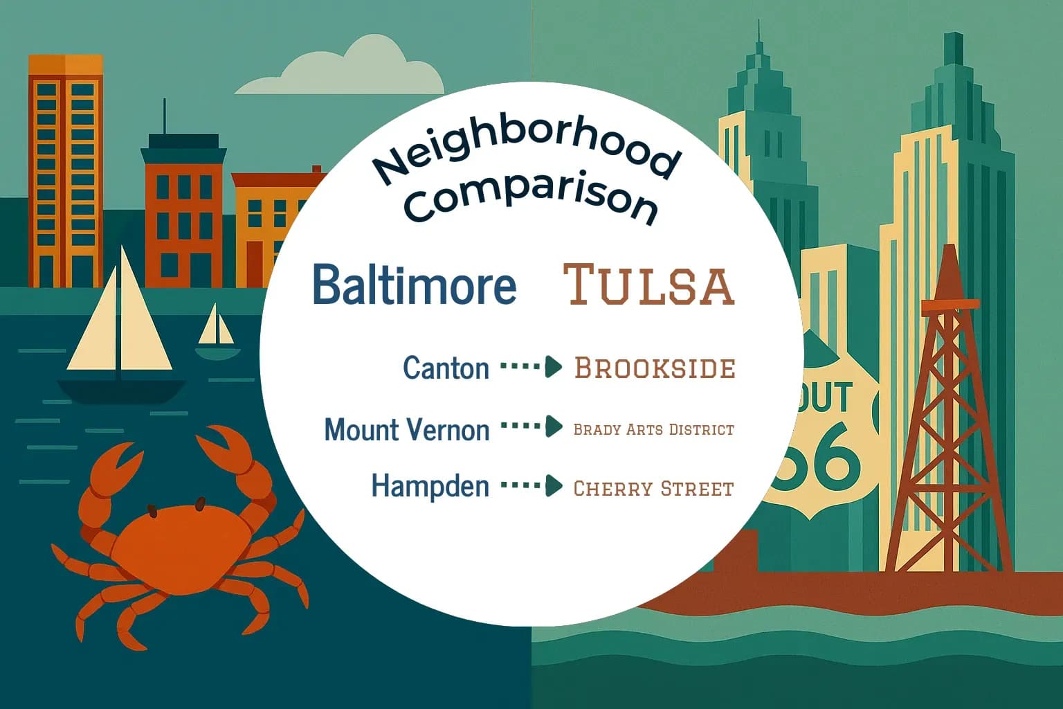 Baltimore vs Tulsa Neighborhood Comparison