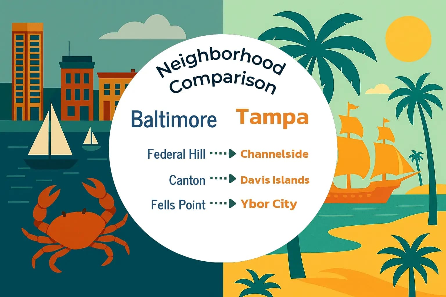 Baltimore vs Tampa Neighborhood Comparison
