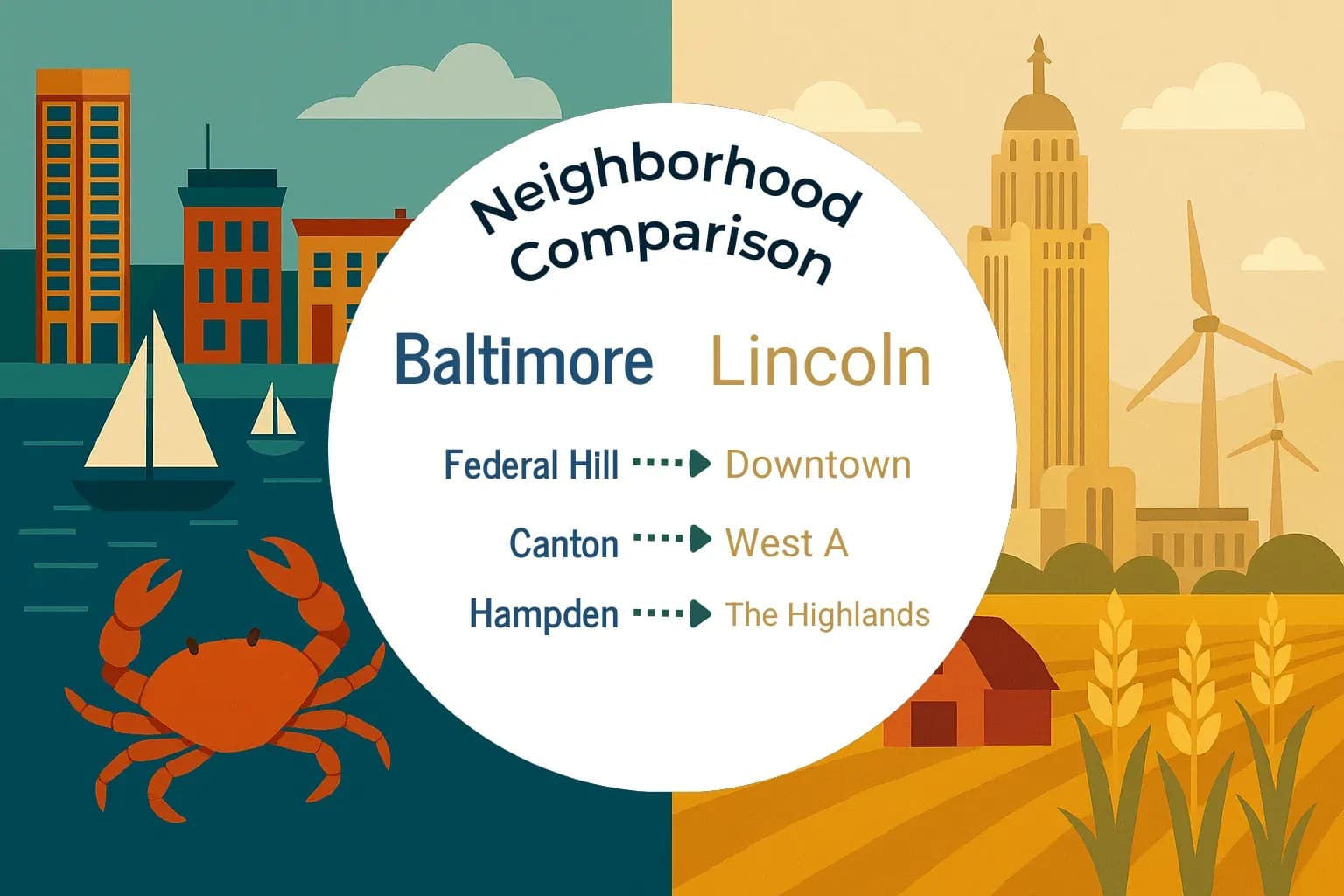Baltimore vs Lincoln Neighborhood Comparison