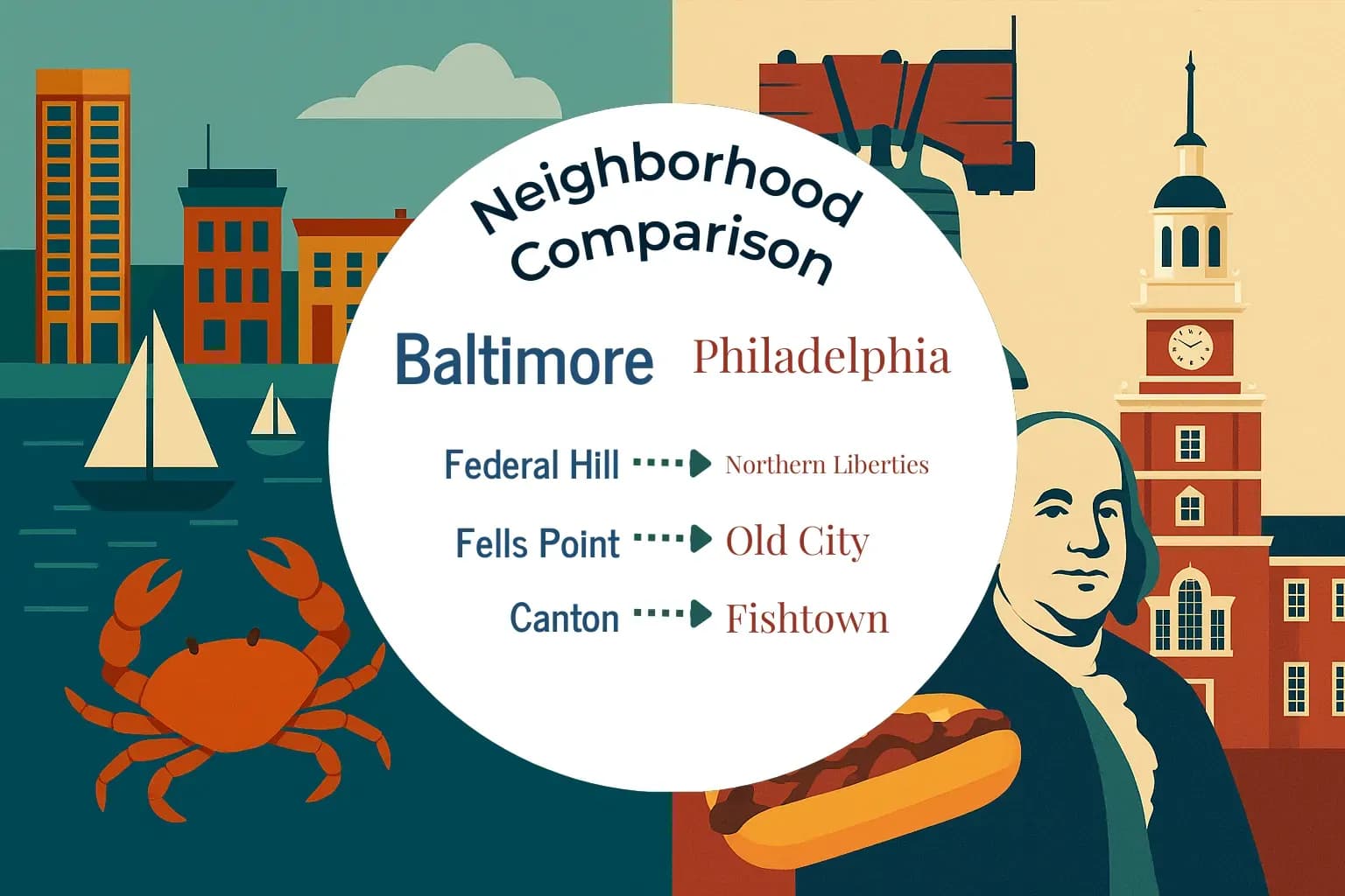 Baltimore vs Philadelphia Neighborhood Comparison