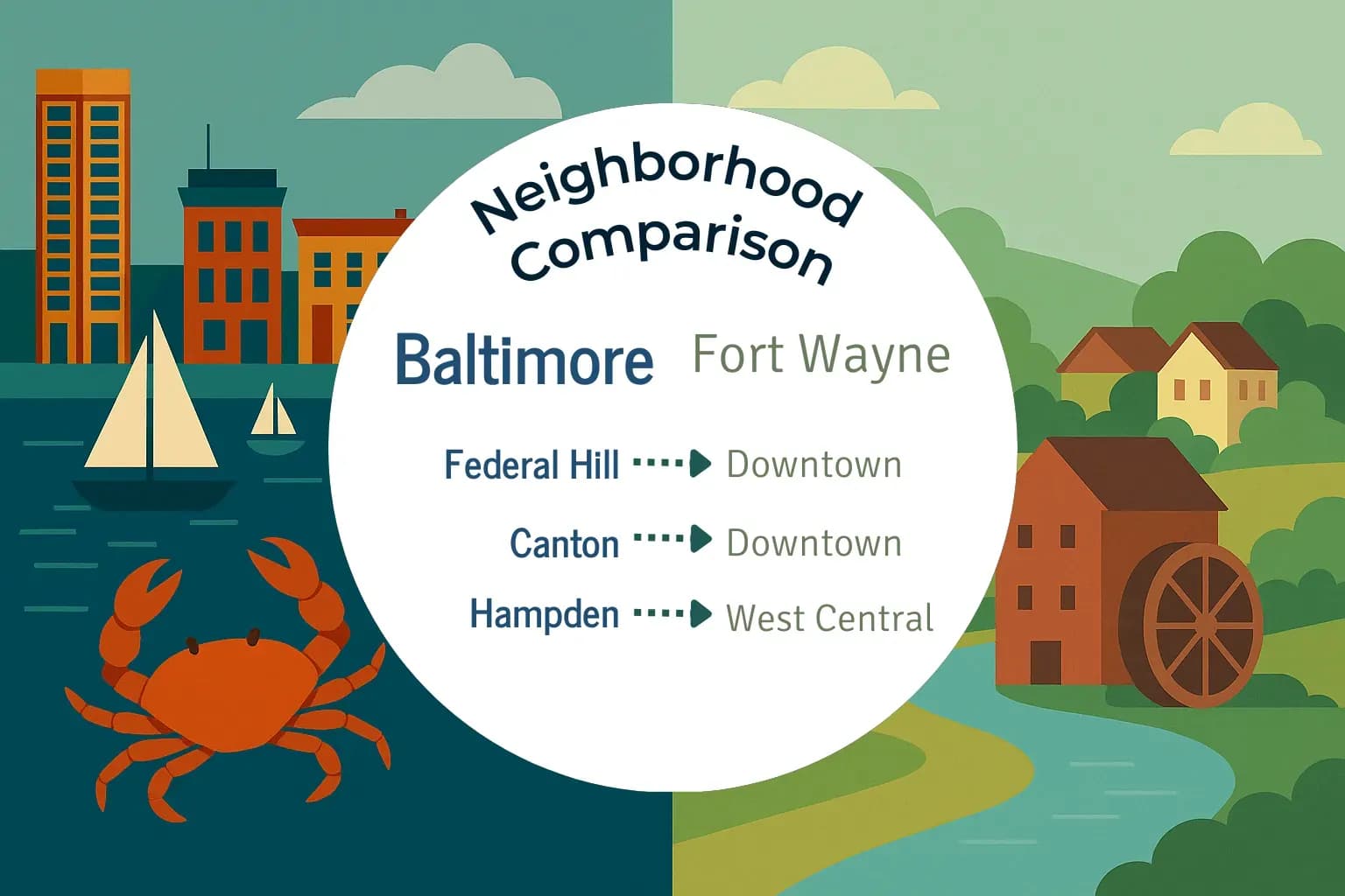 Baltimore vs Fort Wayne Neighborhood Comparison