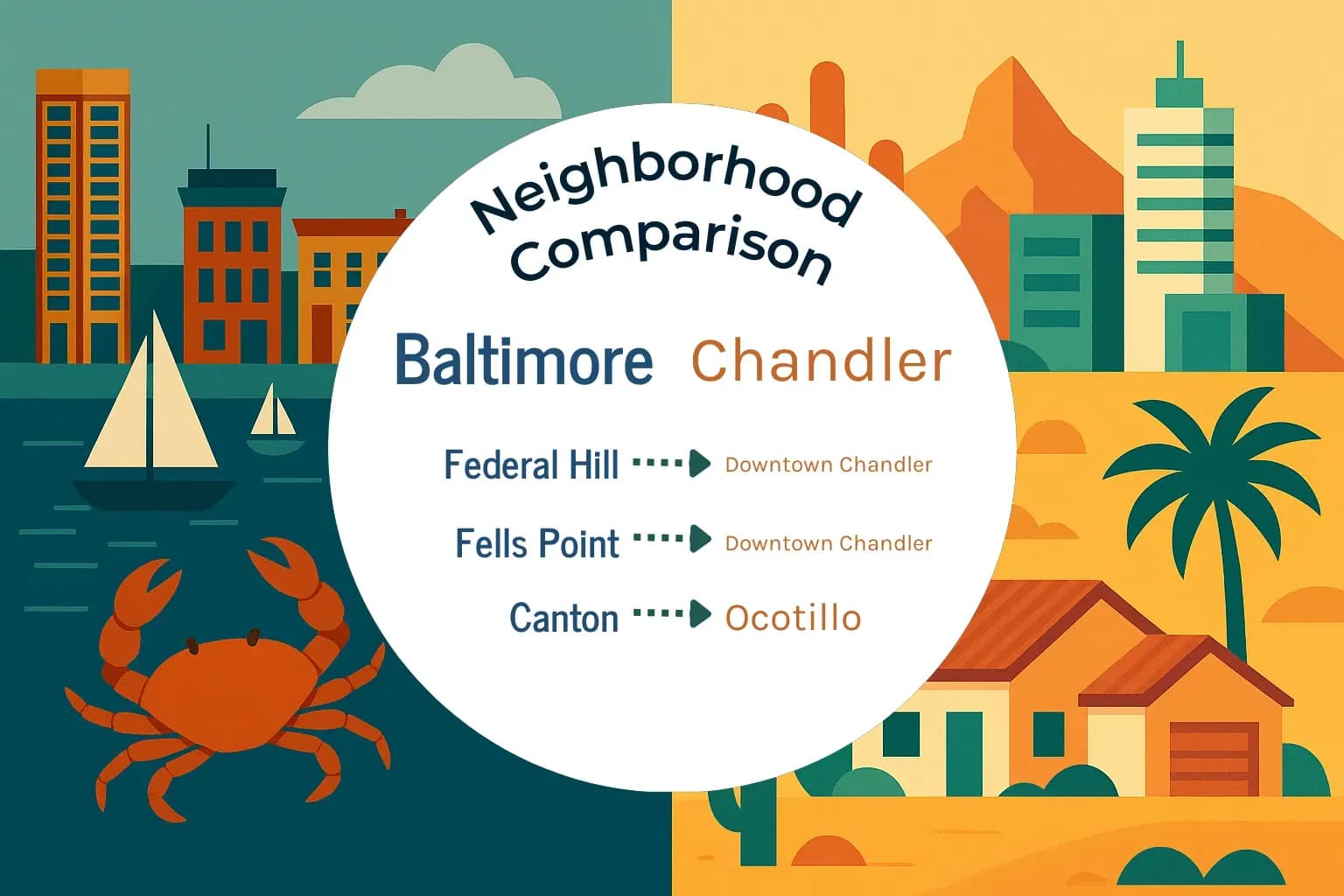 Baltimore vs Chandler Neighborhood Comparison