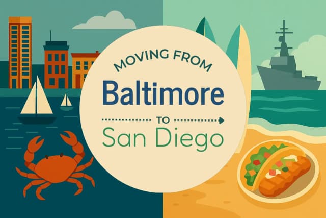 Moving from Baltimore to San Diego