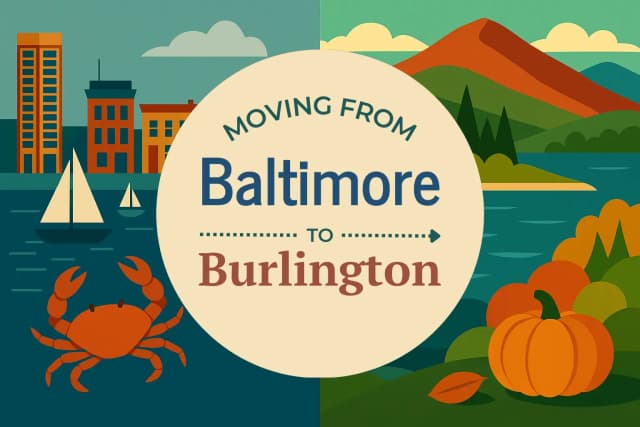 Moving from Baltimore to Burlington