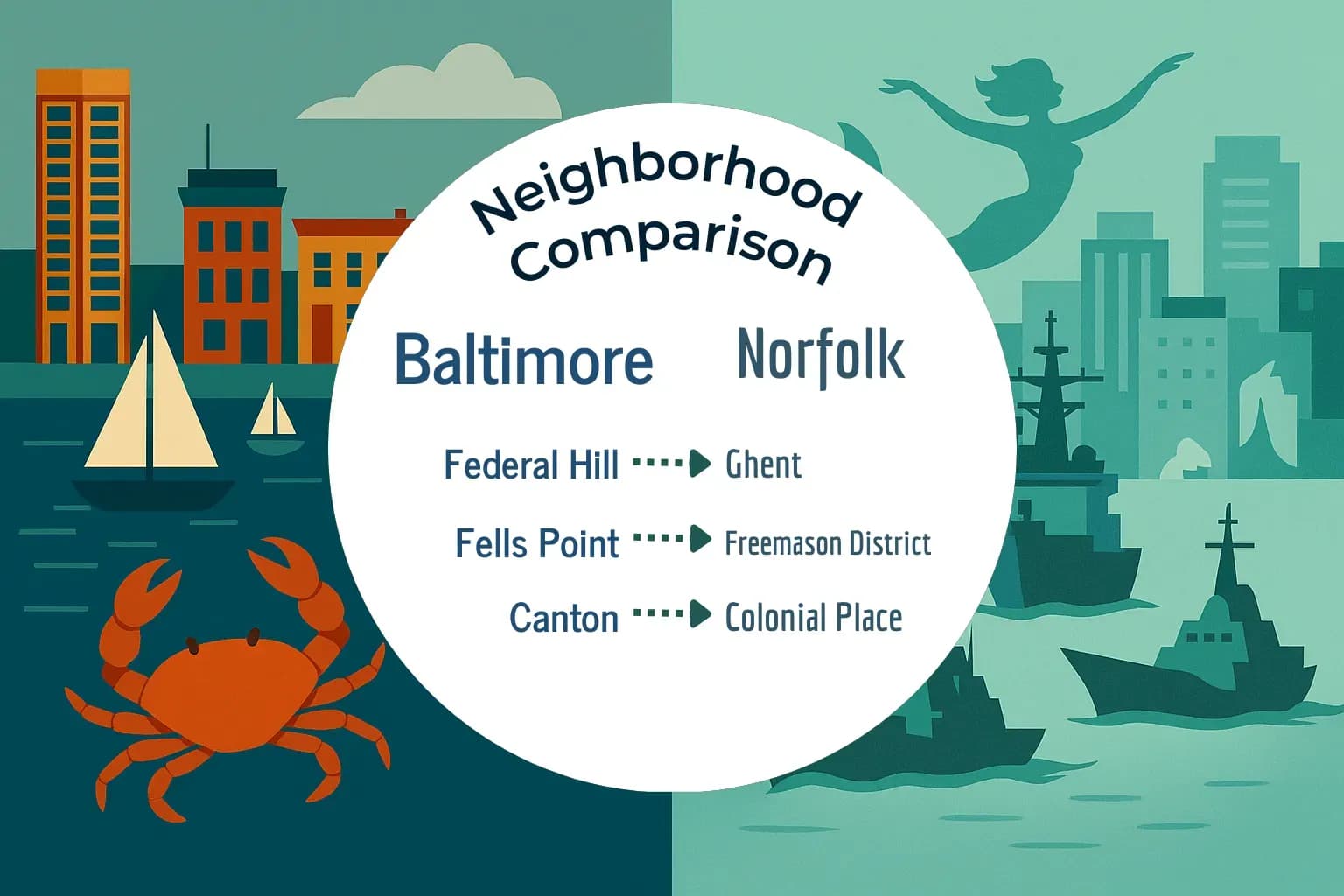 Baltimore vs Norfolk Neighborhood Comparison