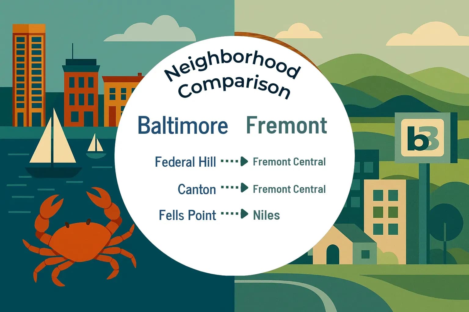 Baltimore vs Fremont Neighborhood Comparison