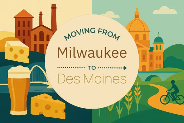 Moving from Milwaukee to Des Moines
