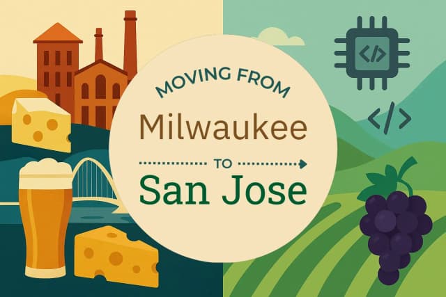 Moving from Milwaukee to San Jose