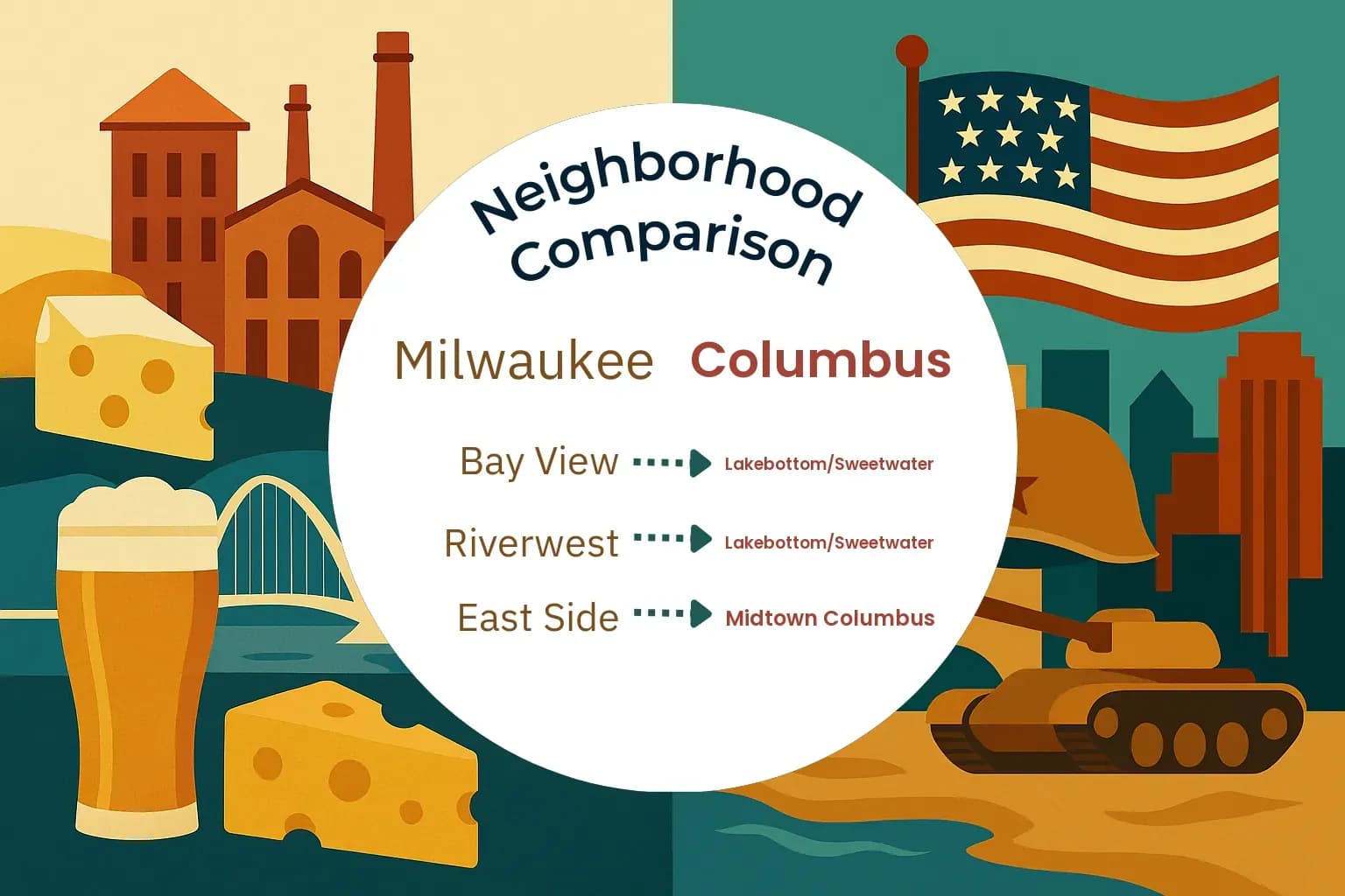 Milwaukee vs Columbus Neighborhood Comparison