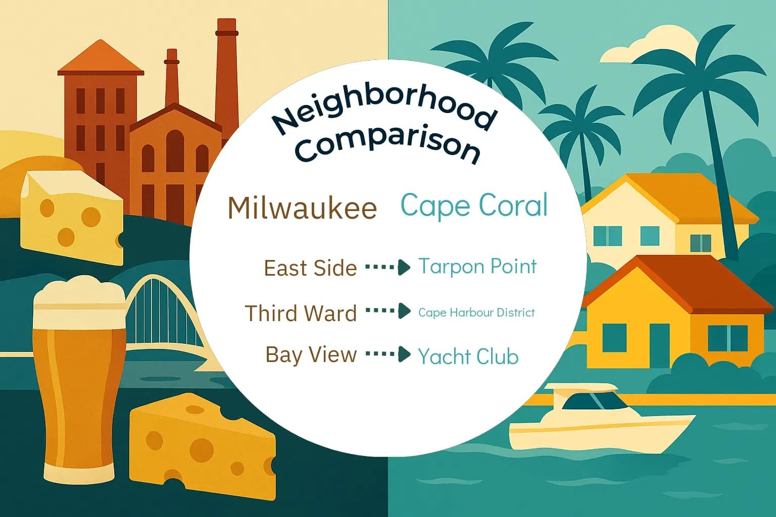 Milwaukee vs Cape Coral Neighborhood Comparison